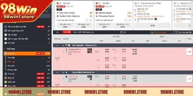 Những bộ môn thể thao đặc sắc tại BTi Sports 98Win