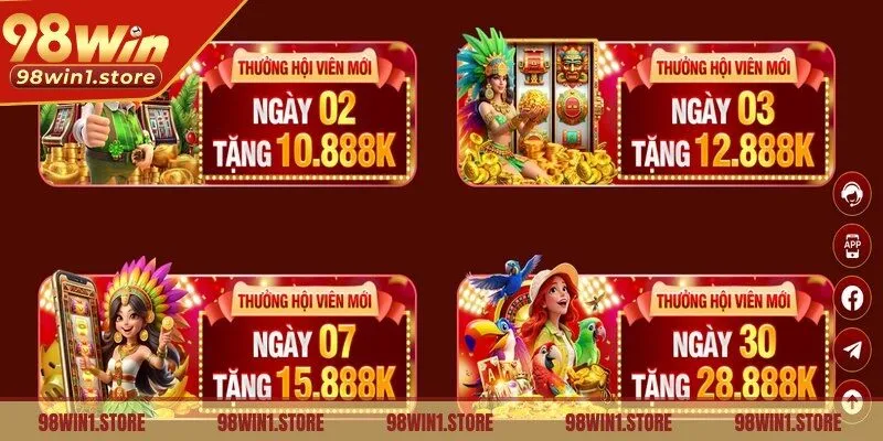 Khuyến mãi thưởng mừng thành viên mới 